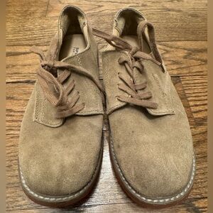 Sperry Top-Sider Caspian Boys Brown Suede Lace-Up Oxford Shoes Size 4M